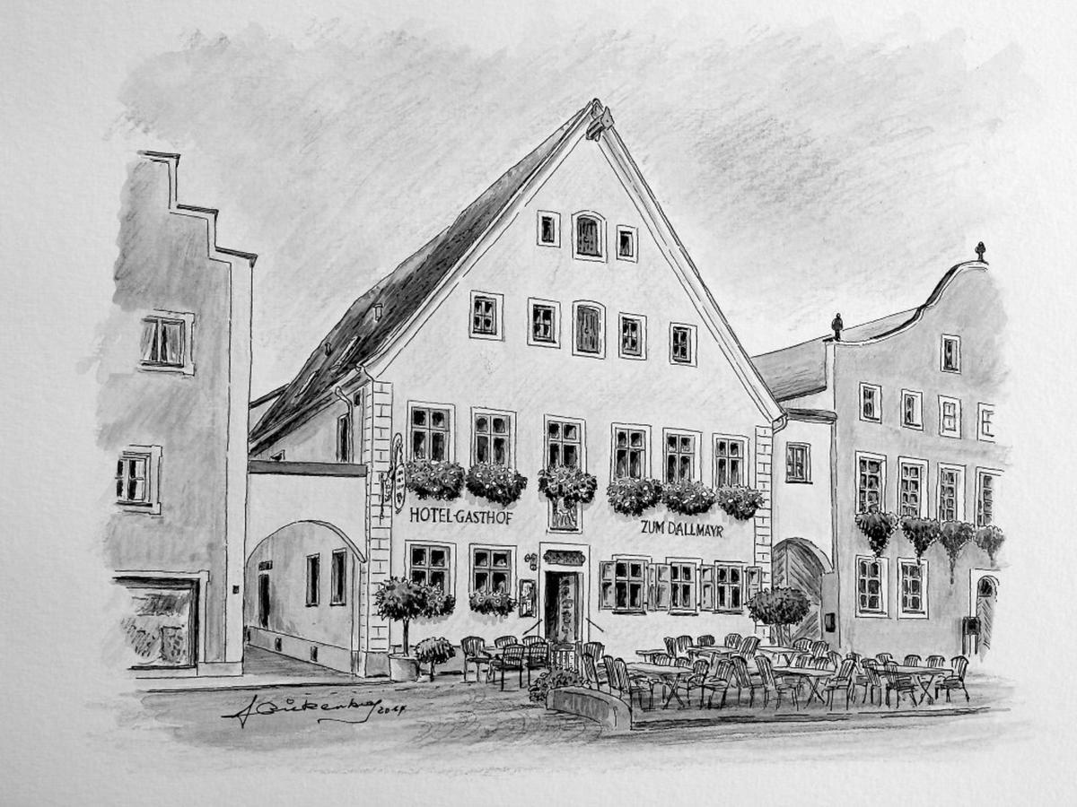 Zum Dallmayr Hotel Garni Berching Exterior photo